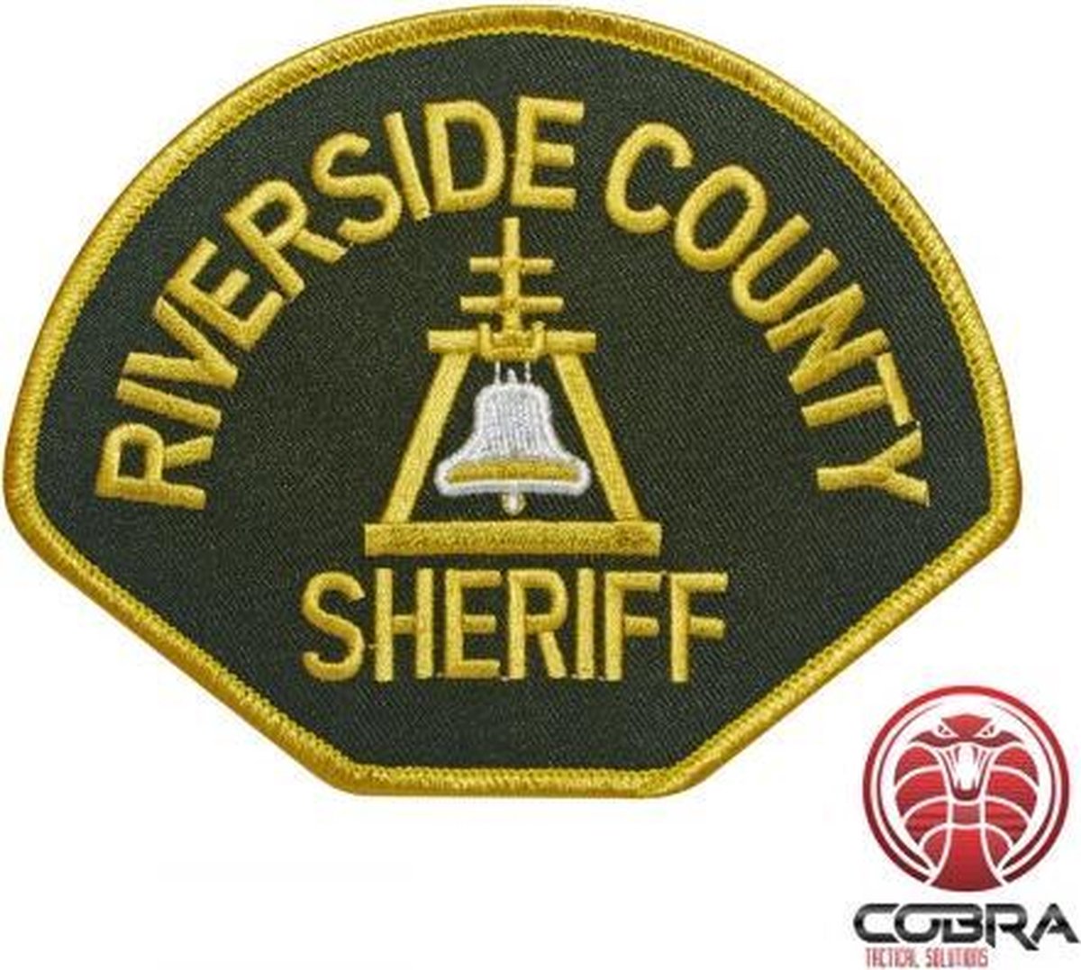 Riverside County Sheriff geborduurde patch | Strijkpatches | Politie Airsoft